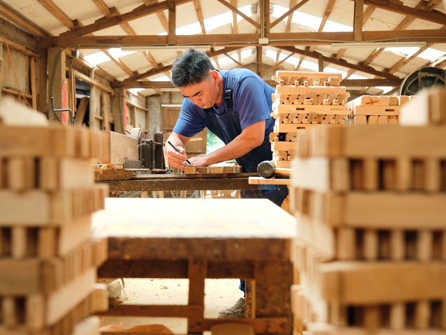 Local woodmasters in Yilan